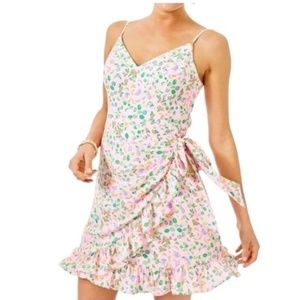 Lilly Pulitzer Alisa Wrap Dress Tutti Frutti Print Size 4